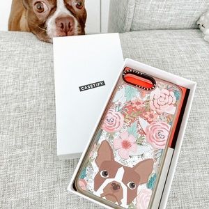 Casetify Puppy Glitter Case